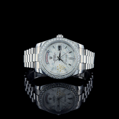 Rolex Moissanite Watch (First Copy)