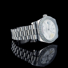 Rolex Moissanite Watch (First Copy)