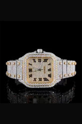 Stainless Steel 26 Carat Moissanite Watch