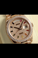 Rolex Moissanite Watch (First Copy)