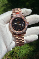 Rolex Moissanite Watch (First Copy)
