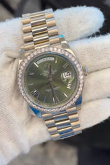 Rolex Moissanite Watch (First Copy)