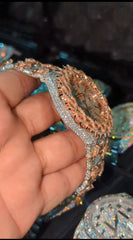 AP Fully Custom Stainless Steel 41mm Moissanite Watch