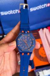 AP x Swatch Royal Pop Watch With Case & Strap