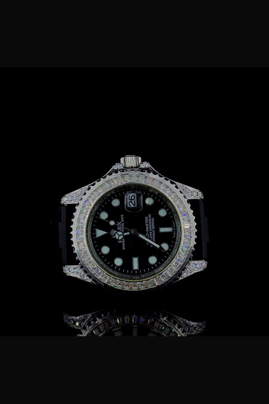 Iced Out Automatic Moissanite Watch