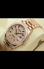 Rolex Moissanite Watch (First Copy)