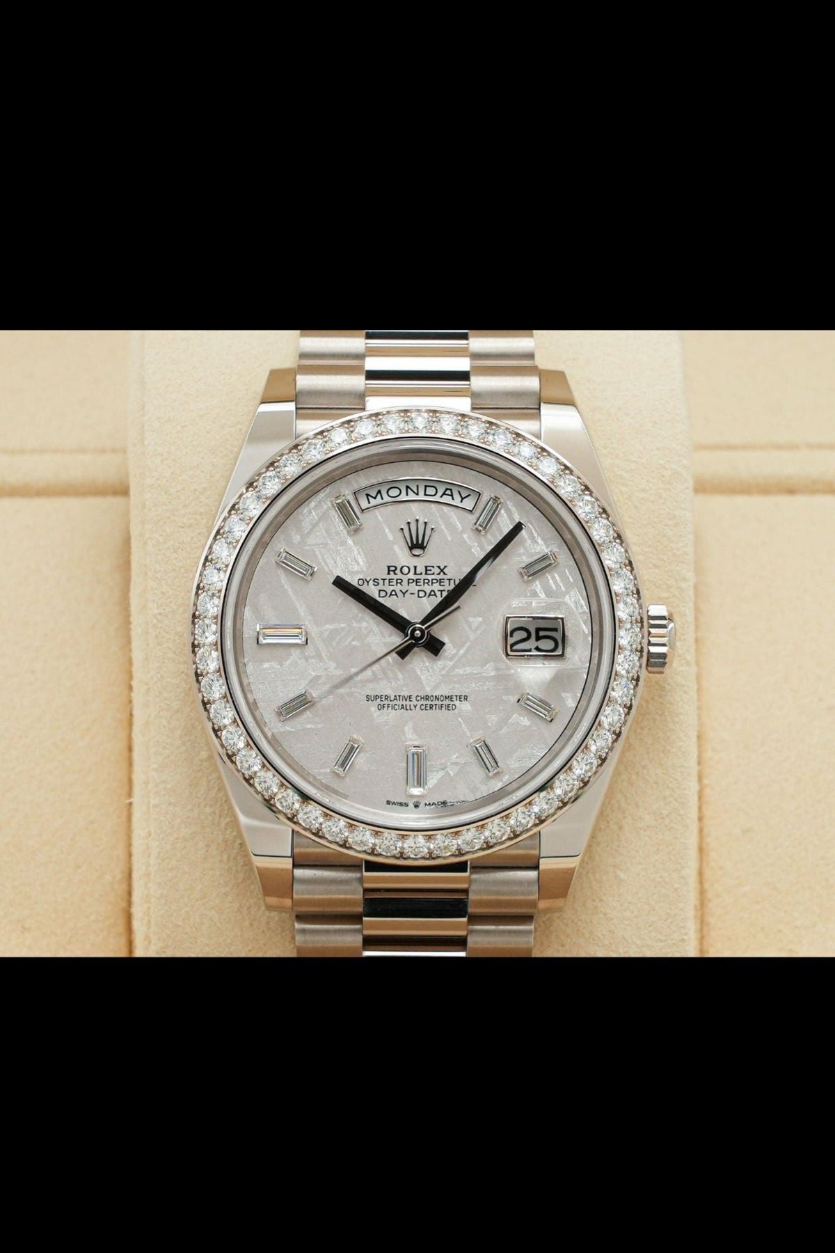 Rolex Moissanite Watch (First Copy)