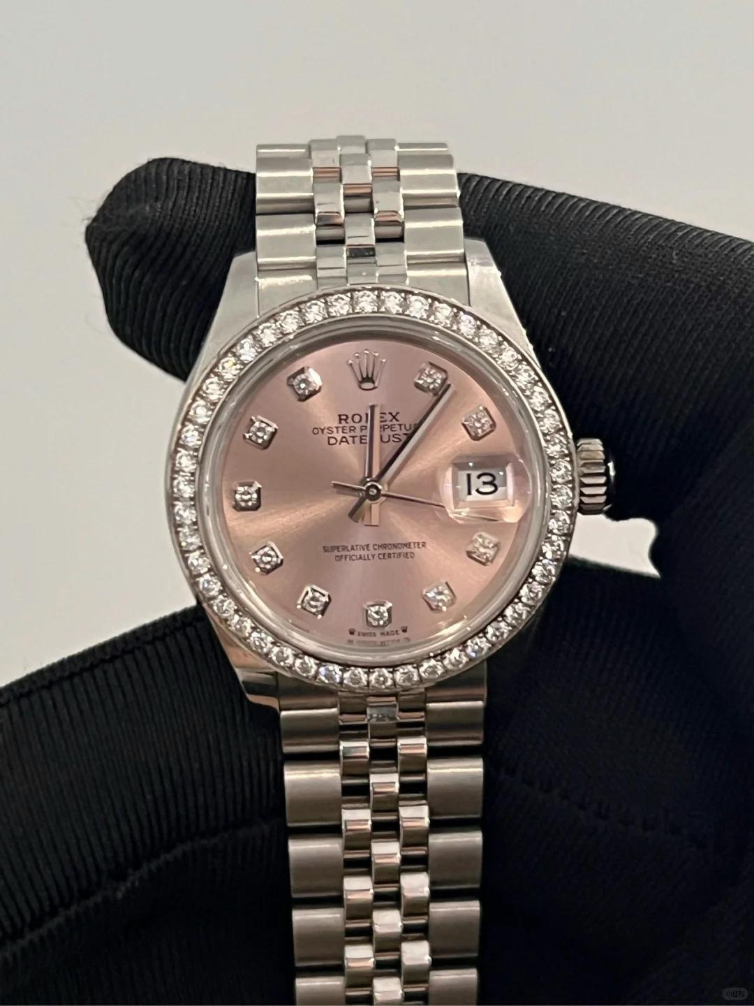 Rolex Moissanite Watch (First Copy)