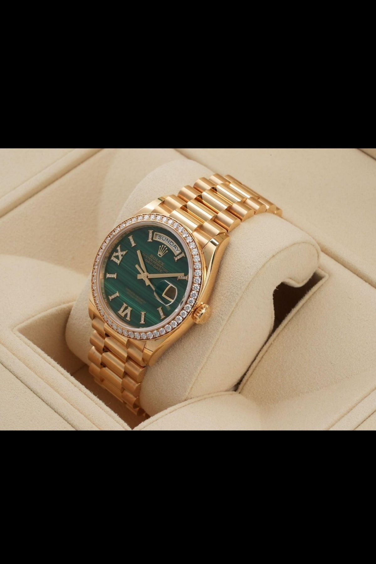 Rolex Moissanite Watch (First Copy)